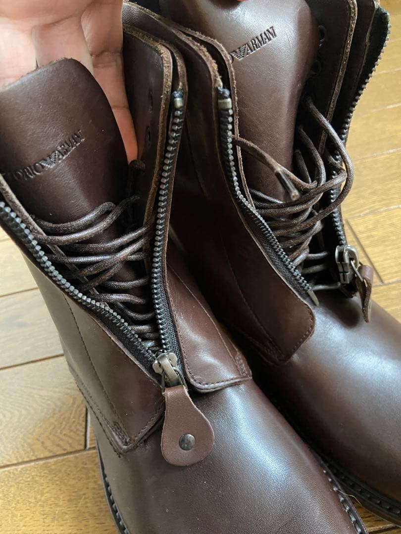 アルマーニ　靴　ブーツ　EMPORIO ARMANI 靴