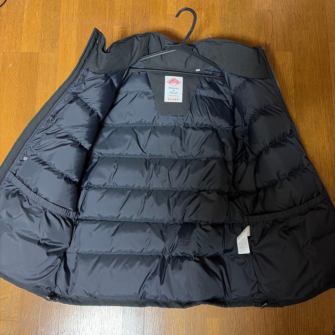 ダントン BEAMS 別注 Down Army Hooded Jacket