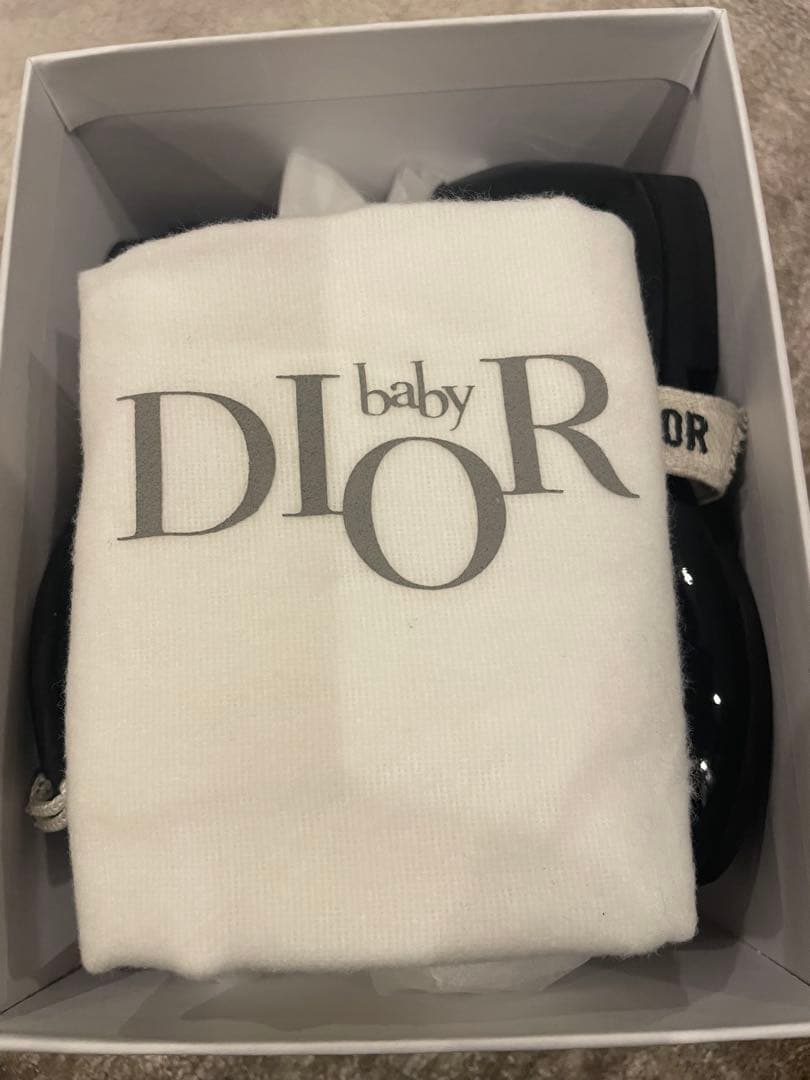 【baby Dior】 バレリーナシューズ 黒 22