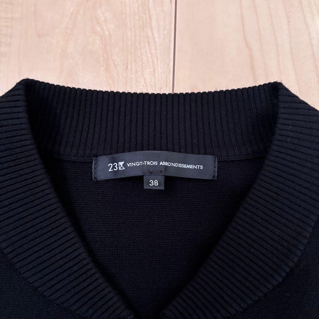 完売　2023年　23区　ヴィスコースストレッチ ニットブルゾン　＋他1点