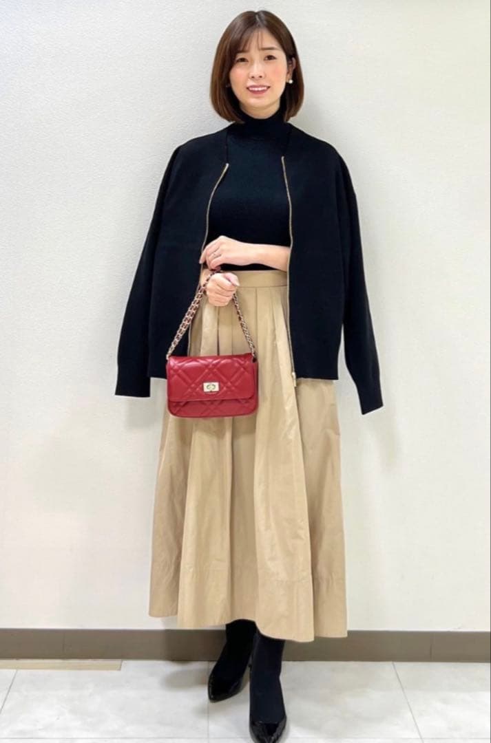 完売　2023年　23区　ヴィスコースストレッチ ニットブルゾン　＋他1点