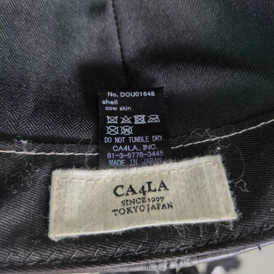 CA4LA　カシラ　レザーキャップ　汗染み予防テープ付