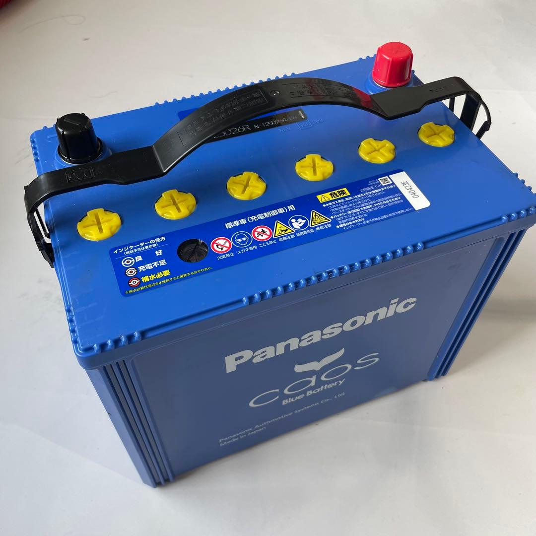 【新品】Panasonic 125D26R バッテリー カオス ブルーバッテリー