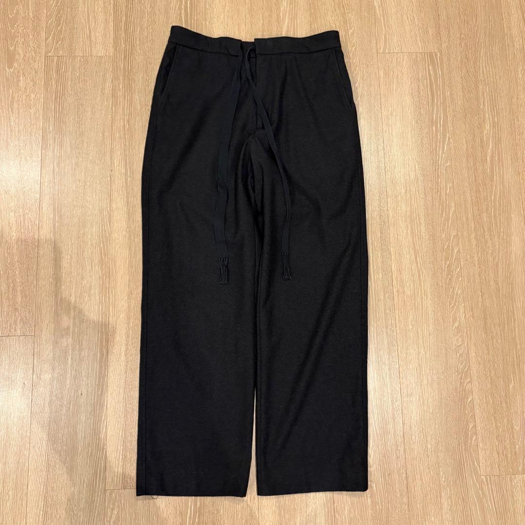 AURALEE ウールフランネル イージースラックス チャコールグレー サイズ3