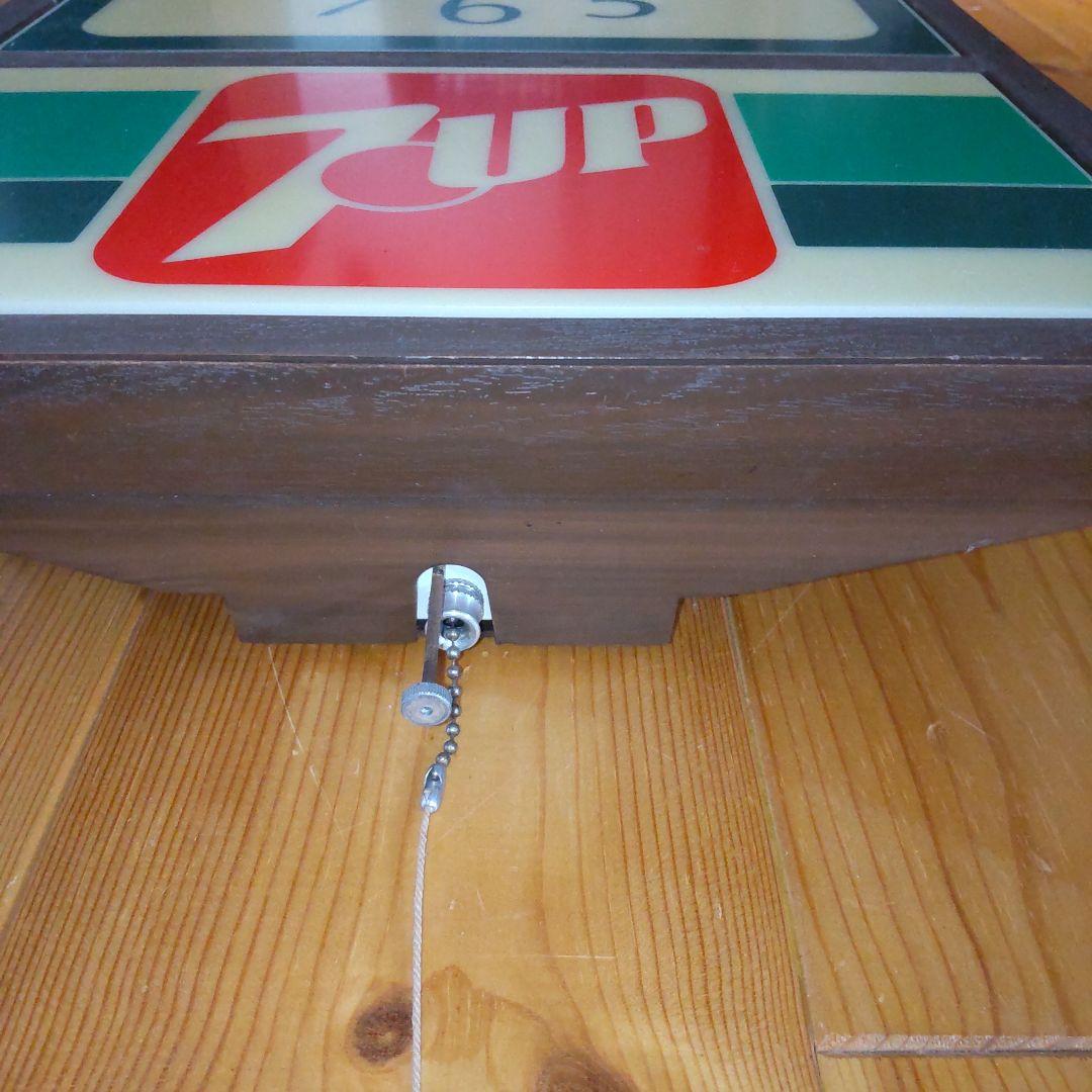 ソ*ラ様 7up セブンアップ　ビンテージウォールクロック 壁掛け時計