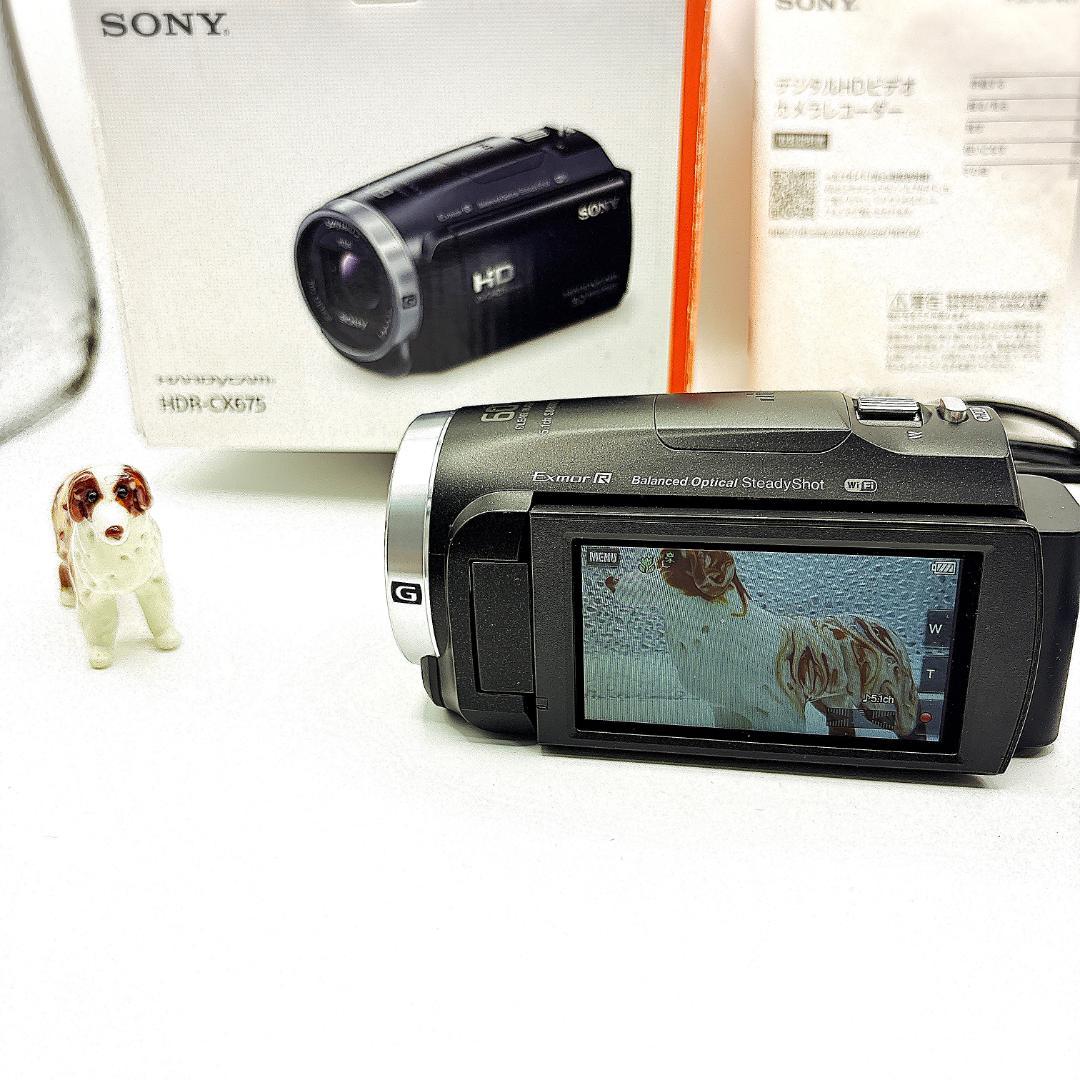 値下しました。SONY ハンディカム HDR-CX675 ブラック ビデオカメラ
