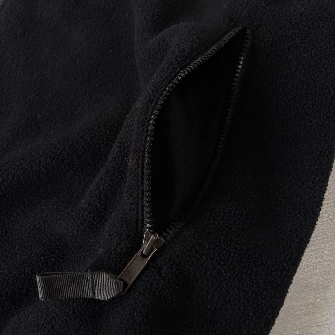 パタゴニア　シンチラ　ジップアップ　フリースベスト　ブラック　Lサイズ　古着