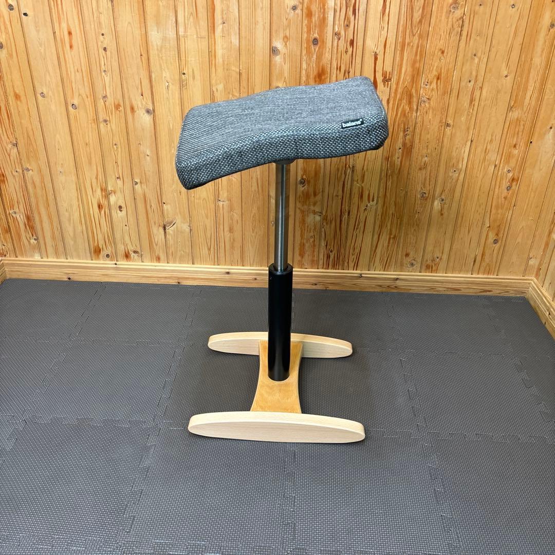 美品 バランスシナジー スクエアシート グレー 織柄 オートリターン