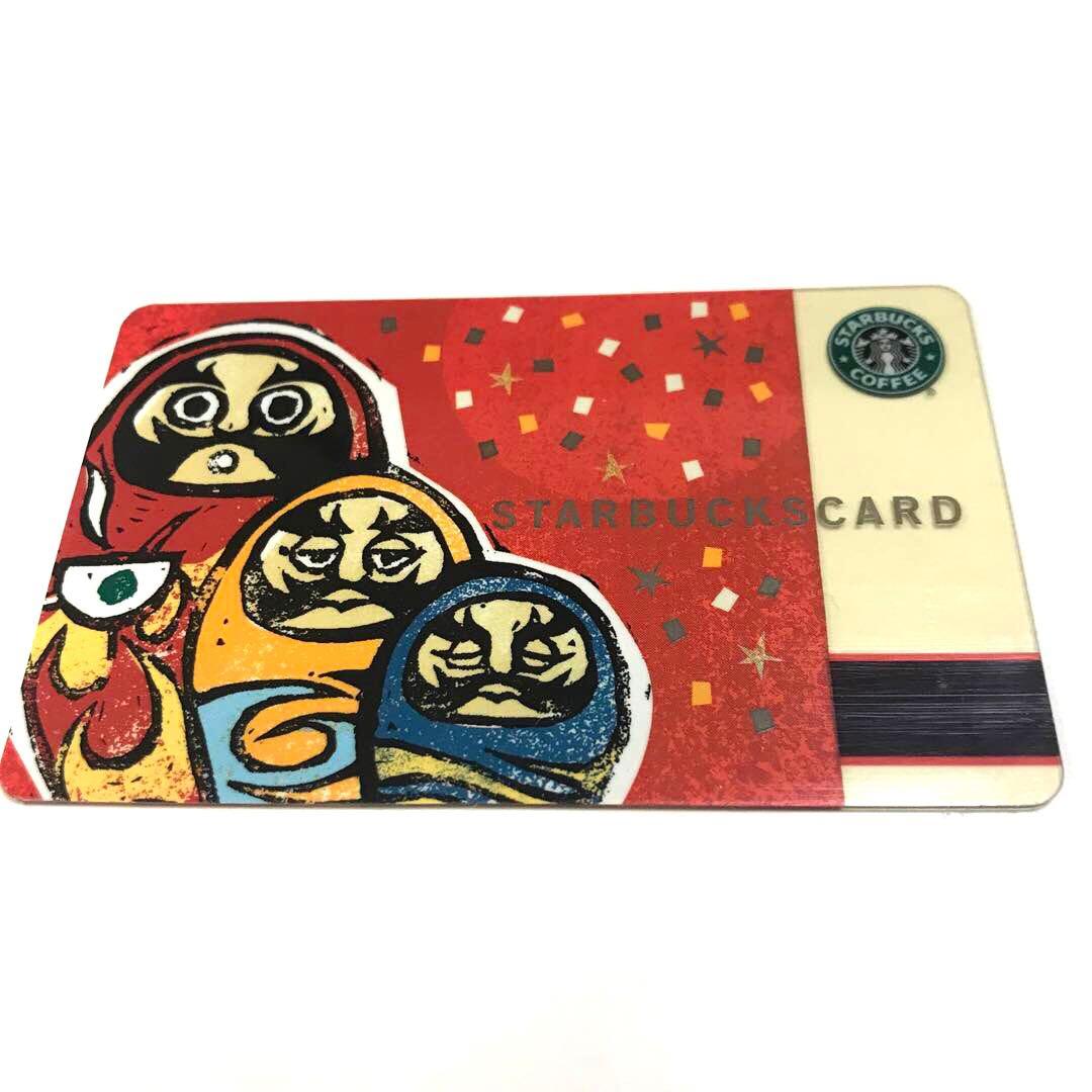 【レア美品】2002 スターバックスカード だるま 旧ロゴ