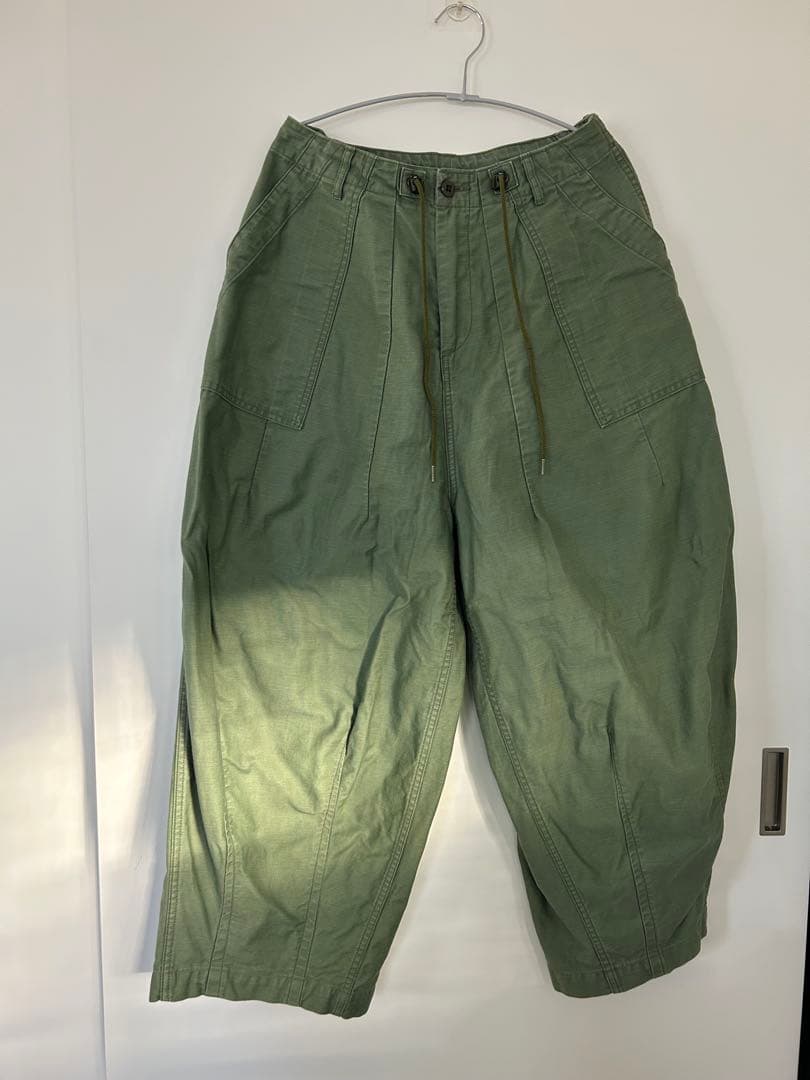 H.D. PANT - FATIGUE NEEDLES ヒザデルパンツ　カーキ