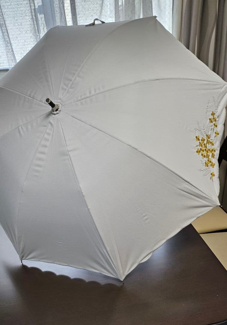 新品タグ付☆アンテプリマ一級遮光サマーシールド刺繍晴雨兼用日傘