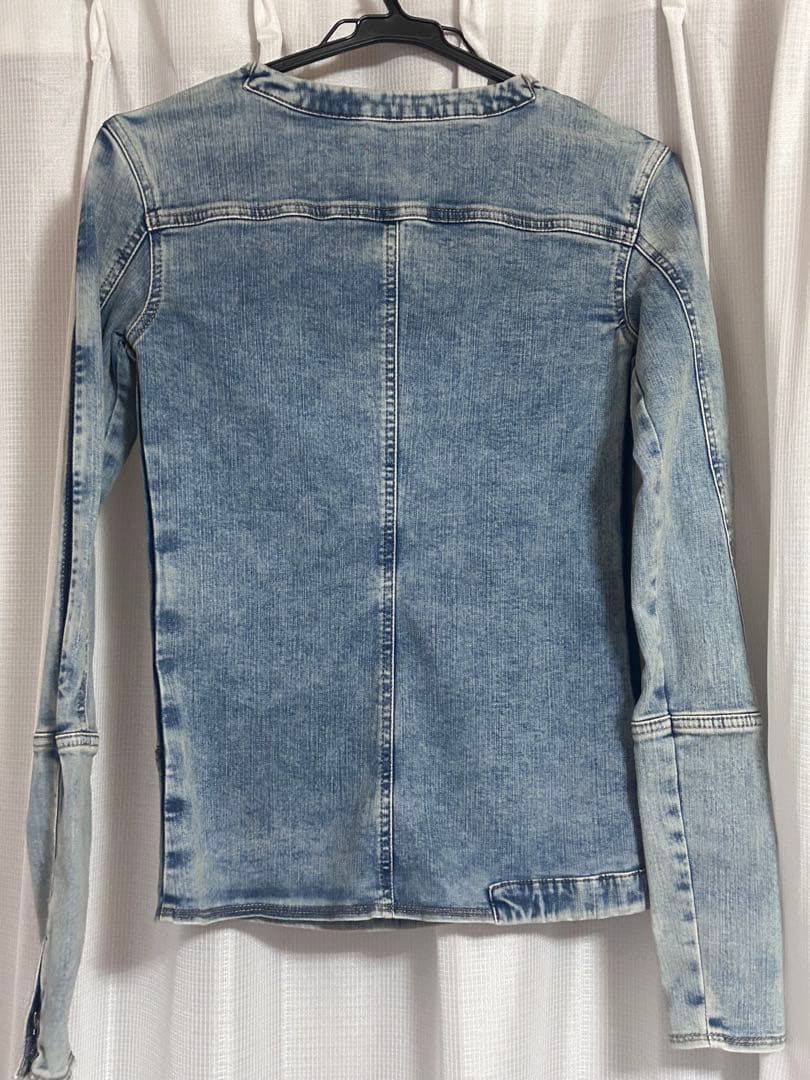 DIESEL デニムブルー 長袖カットソー S