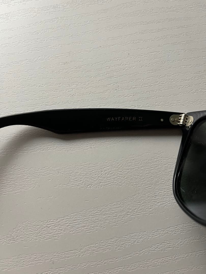 Ray-Ban Wayfarer II ブラックサングラス