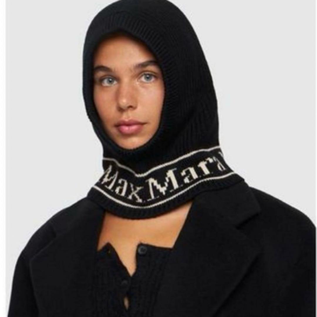 Max Mara　GONG　ウール バラク ラバ　ロゴ