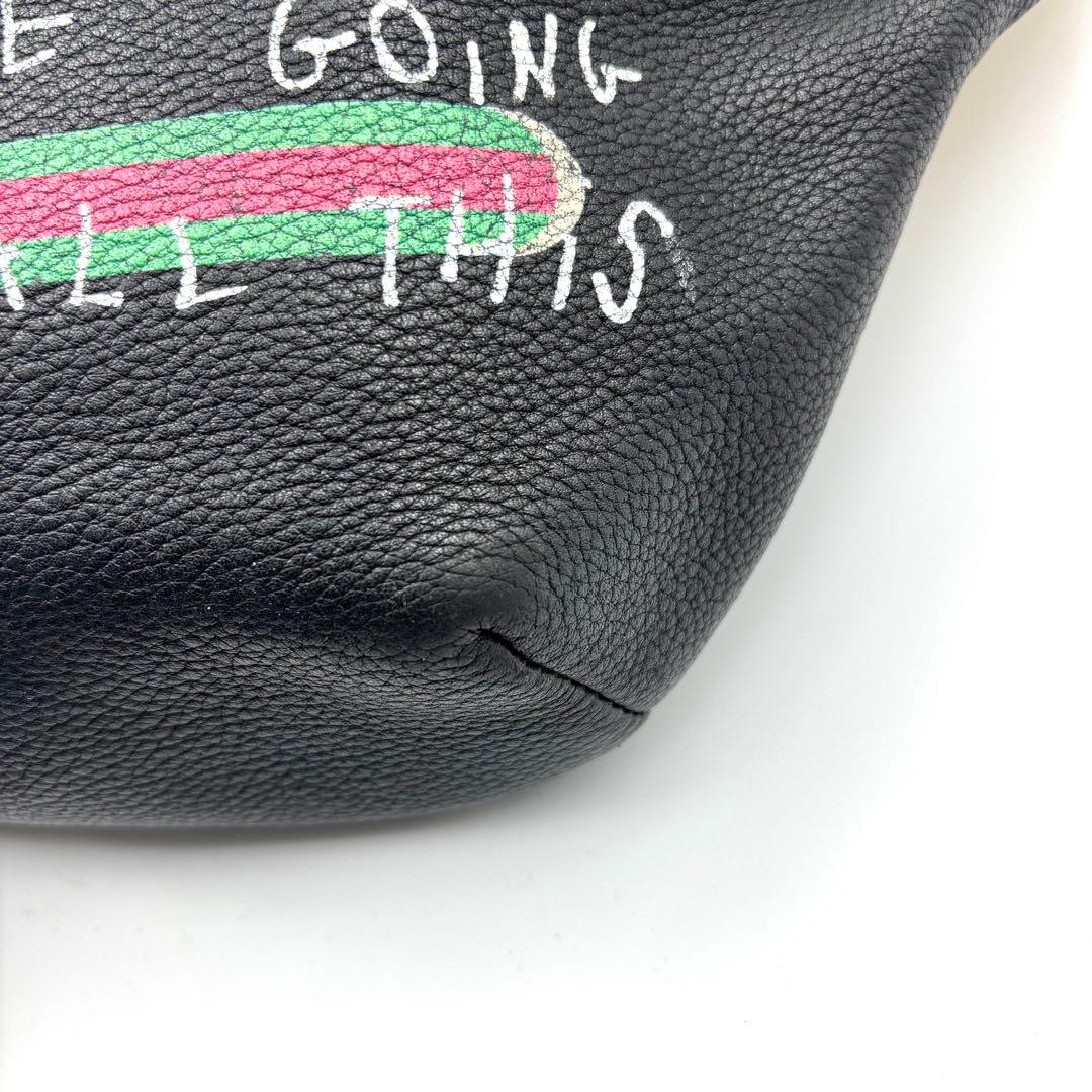 希少 GUCCI グッチ ショルダーバッグ ココキャピタン ウエストポーチ 黒