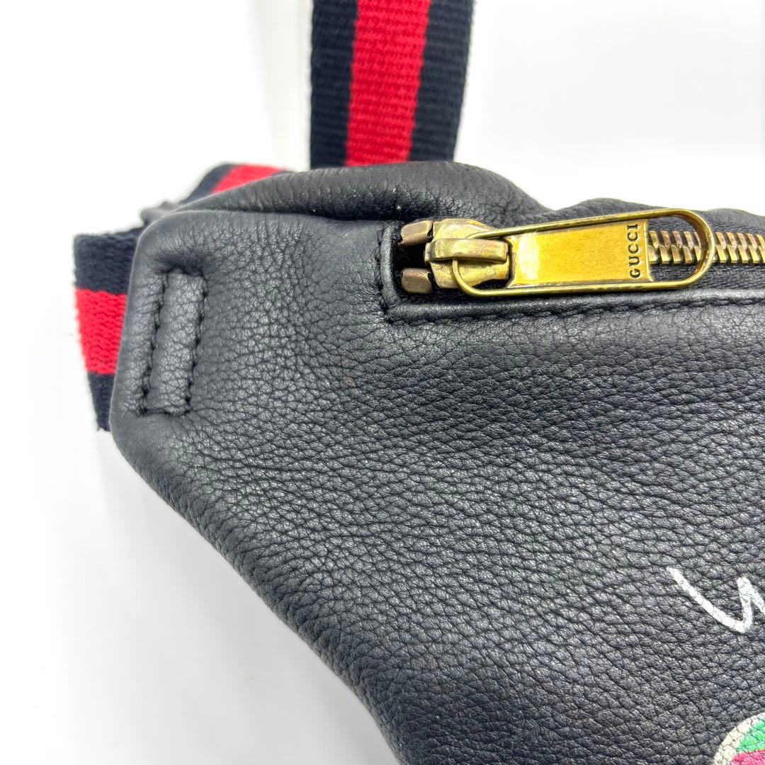 希少 GUCCI グッチ ショルダーバッグ ココキャピタン ウエストポーチ 黒