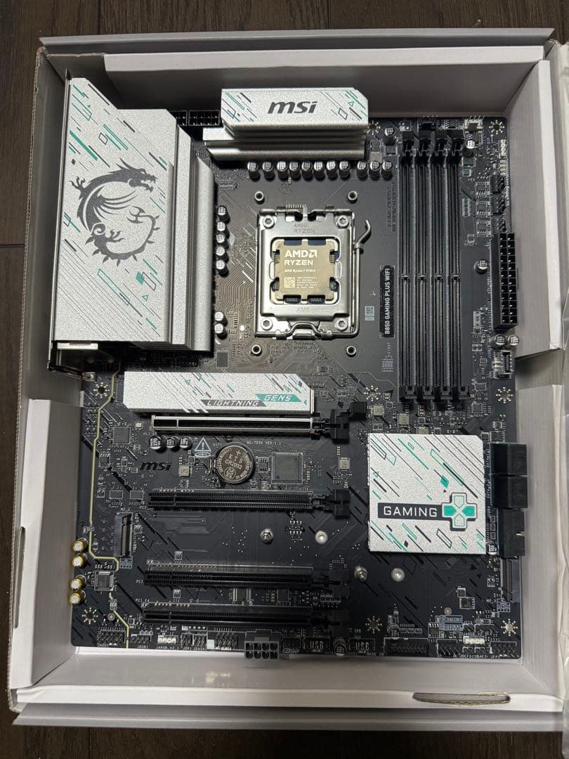 RYZEN7 9700X ＋MSI B850 GAMING PLUS WIFI