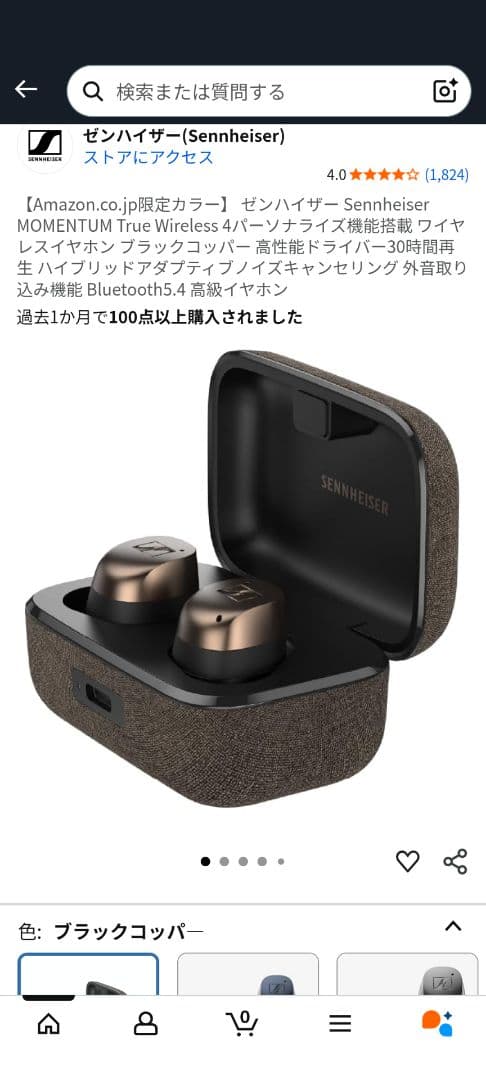 イヤホン rry Momentum True Wireless 4
