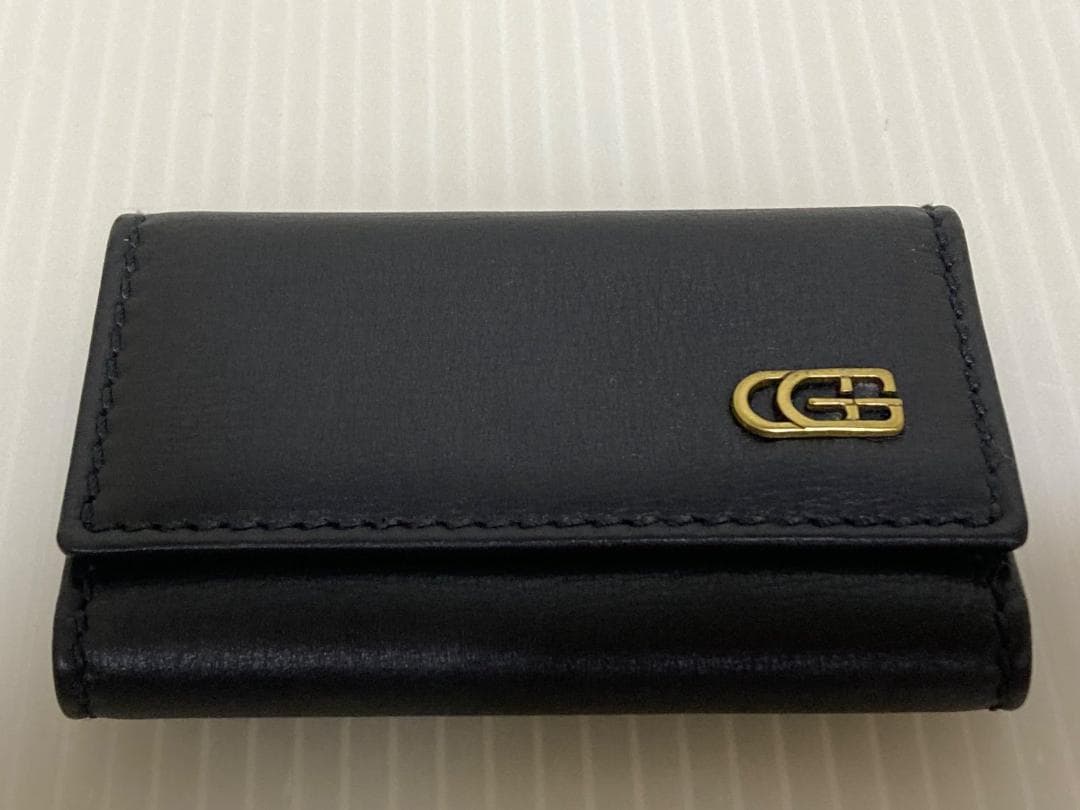 GUCCI グッチ 6連 キーケース ブラック 106659 ゴールド金具