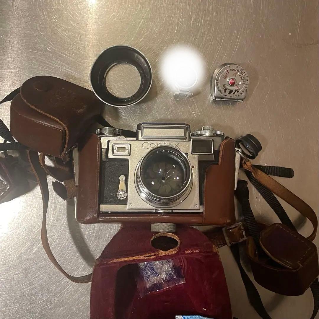 【ジャンク品】Contax カメラ レンズ　sonner1:1.5f=50mm