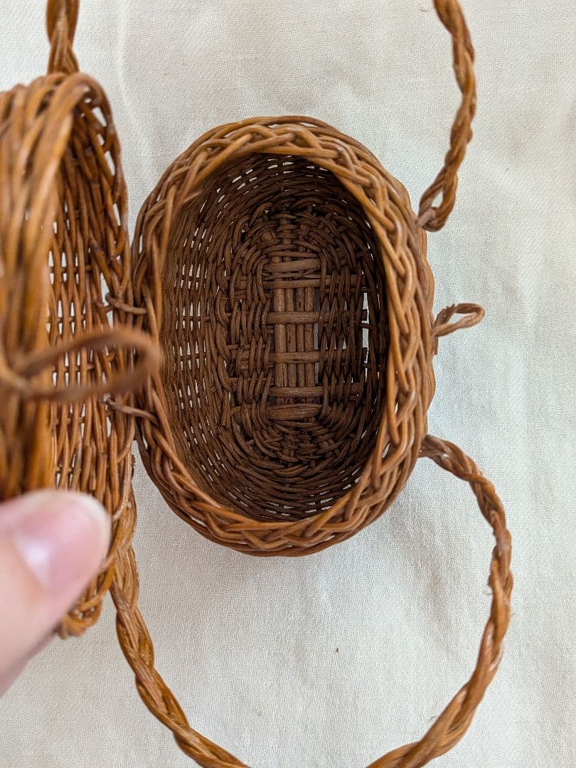 フランスアンティーク　アンティークドールパニエ　サックドフィヨンセ