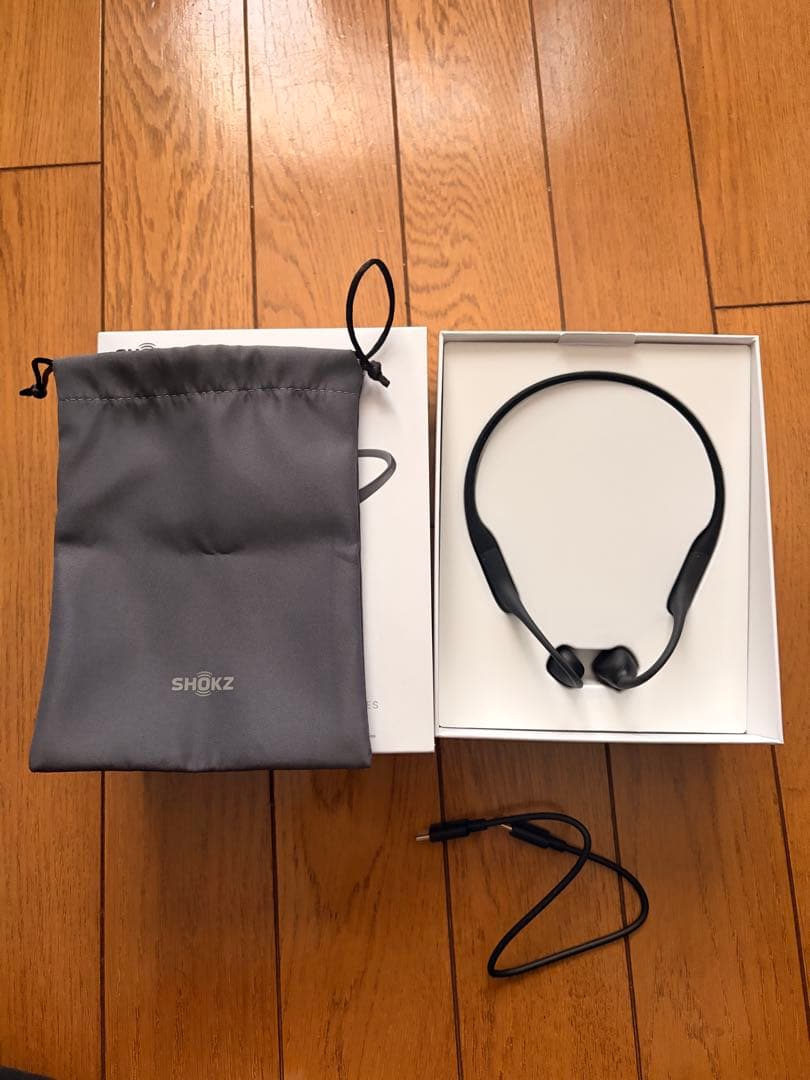 SHOKZ OPENRUN 骨伝導イヤホン　3回使用