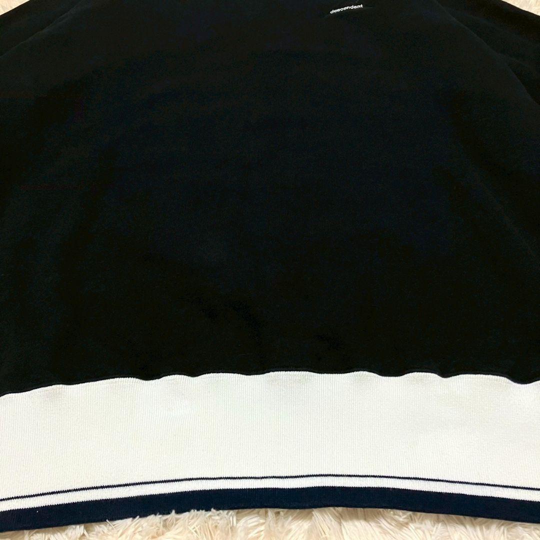 美品✨️DESCENDANT バック ロゴ刺繍 スウェット トレーナー 3