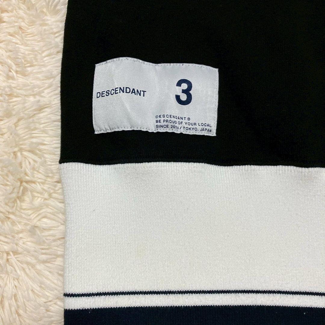 美品✨️DESCENDANT バック ロゴ刺繍 スウェット トレーナー 3