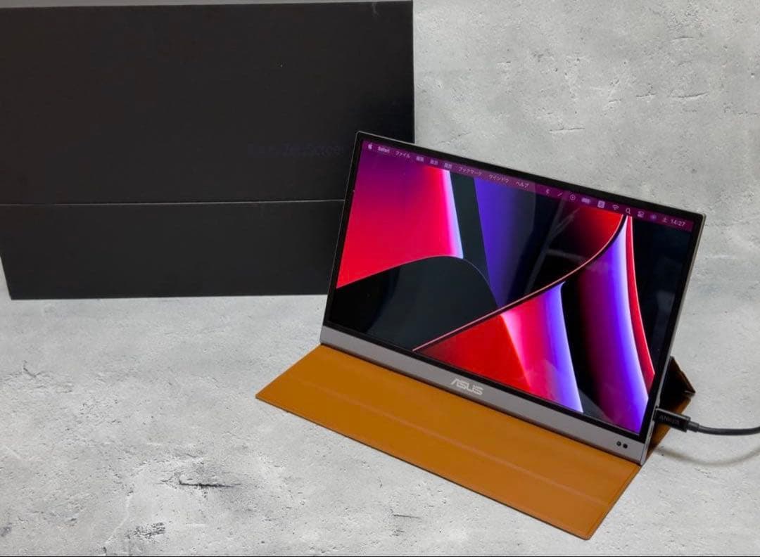 ASUS モバイルモニター ZenScreen MQ13AH 有機EL 13.3