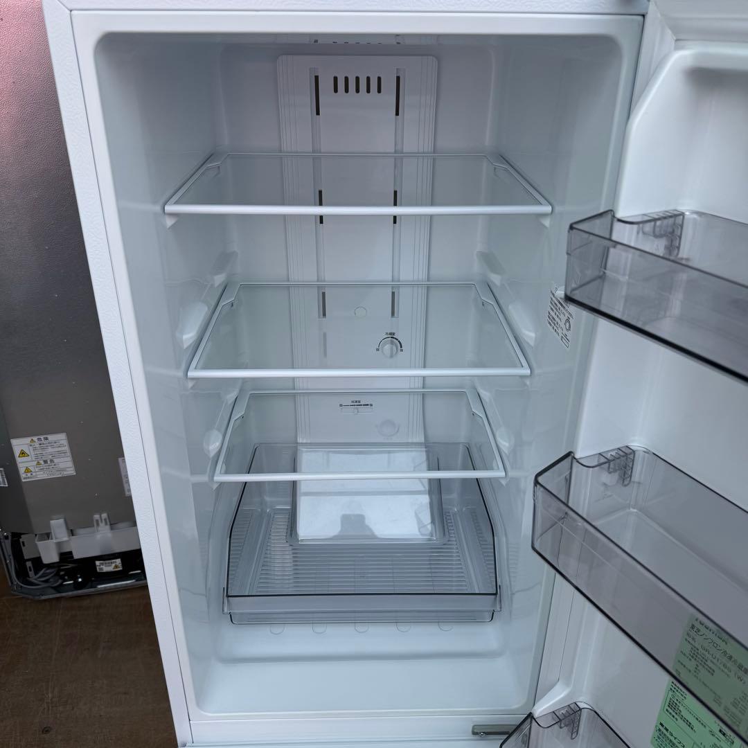 C7438★2022年製美品★東芝　冷蔵庫ホワイト　自動霜取り　一人暮らし　大型