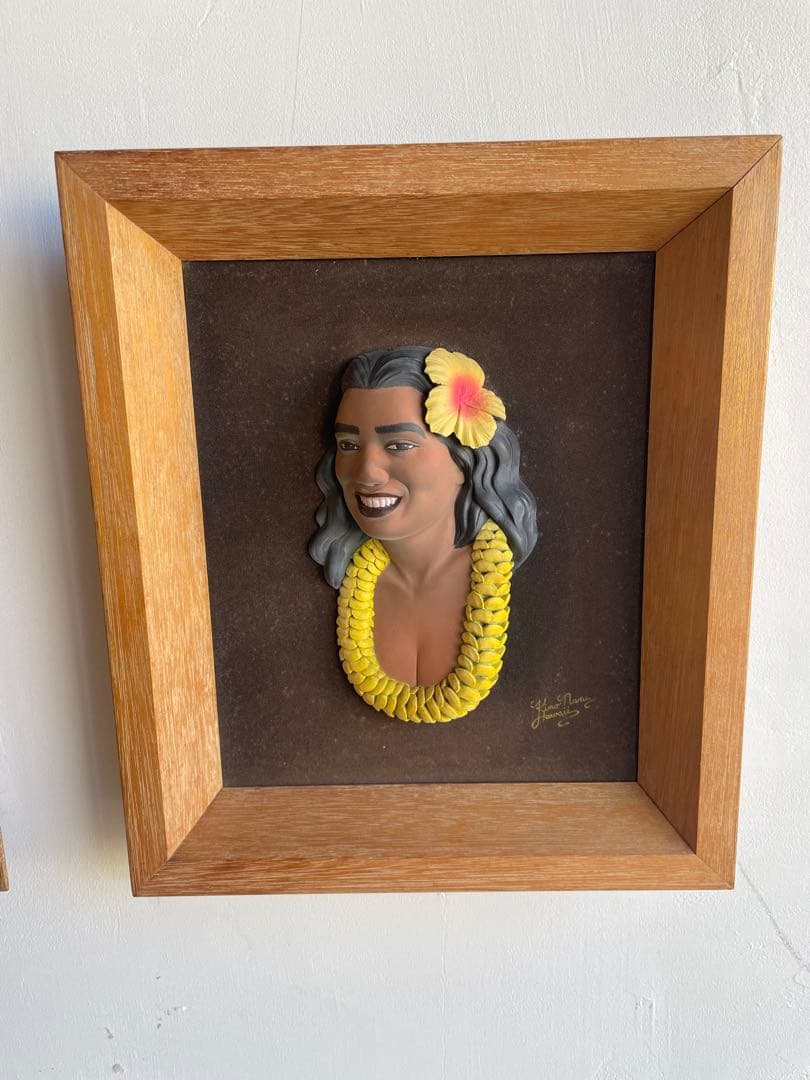 1940s vintage 3D ハワイアンヘッド　 壁掛け