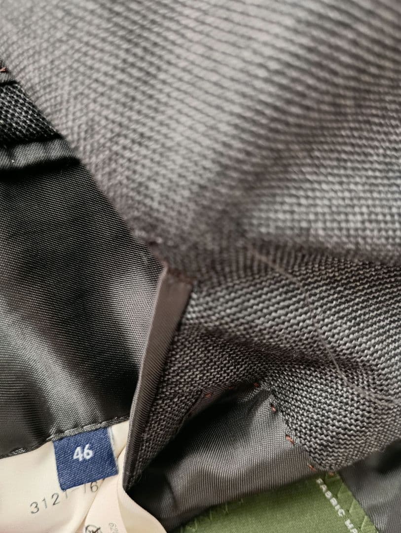 クリーニング済み　イタリア生地　スーツ　③　REDA　採寸サイズ記載