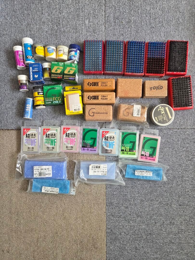 クロスカントリースキー用ワックス・メンテナンス用品セット