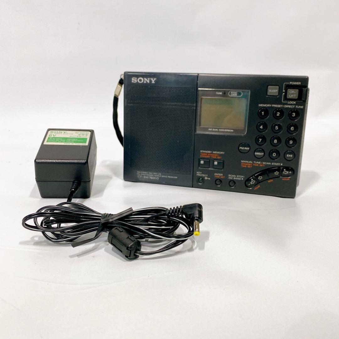 sony ICF-SW7600G シンセサイザーレシーバー　ワールド　バンド