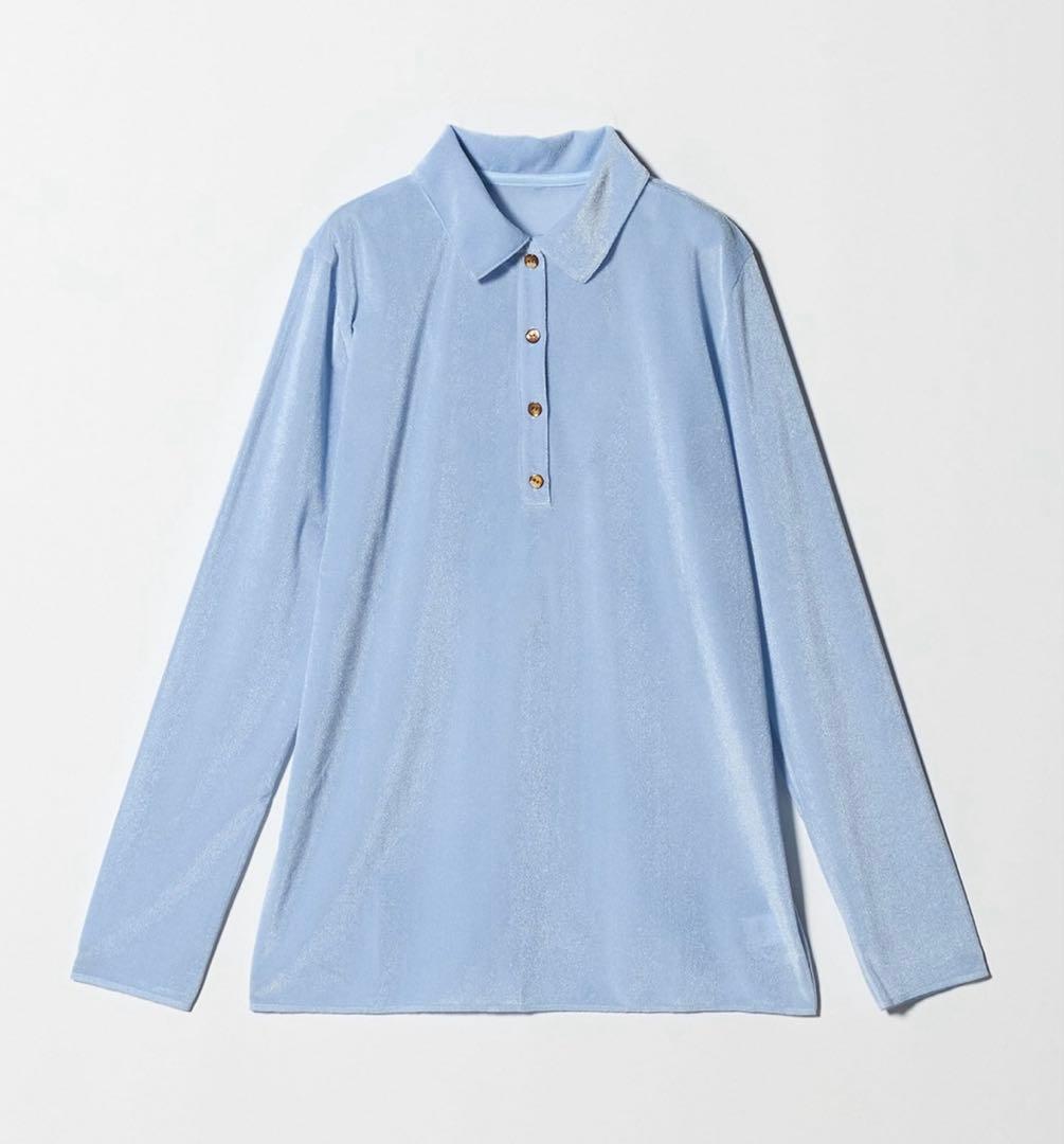 6 roku シアー ベロア シャツプルオーバー 25FW