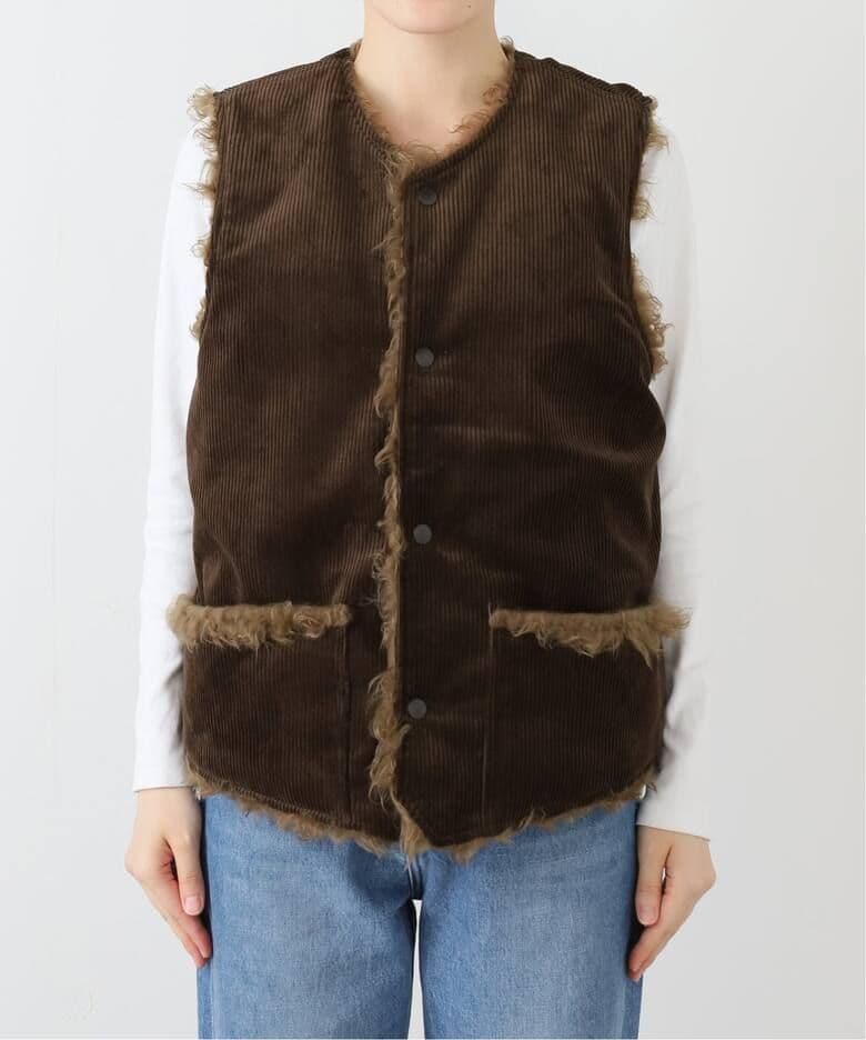 【新品】HARi　REVERSIBLE WORK VEST　ブラウン