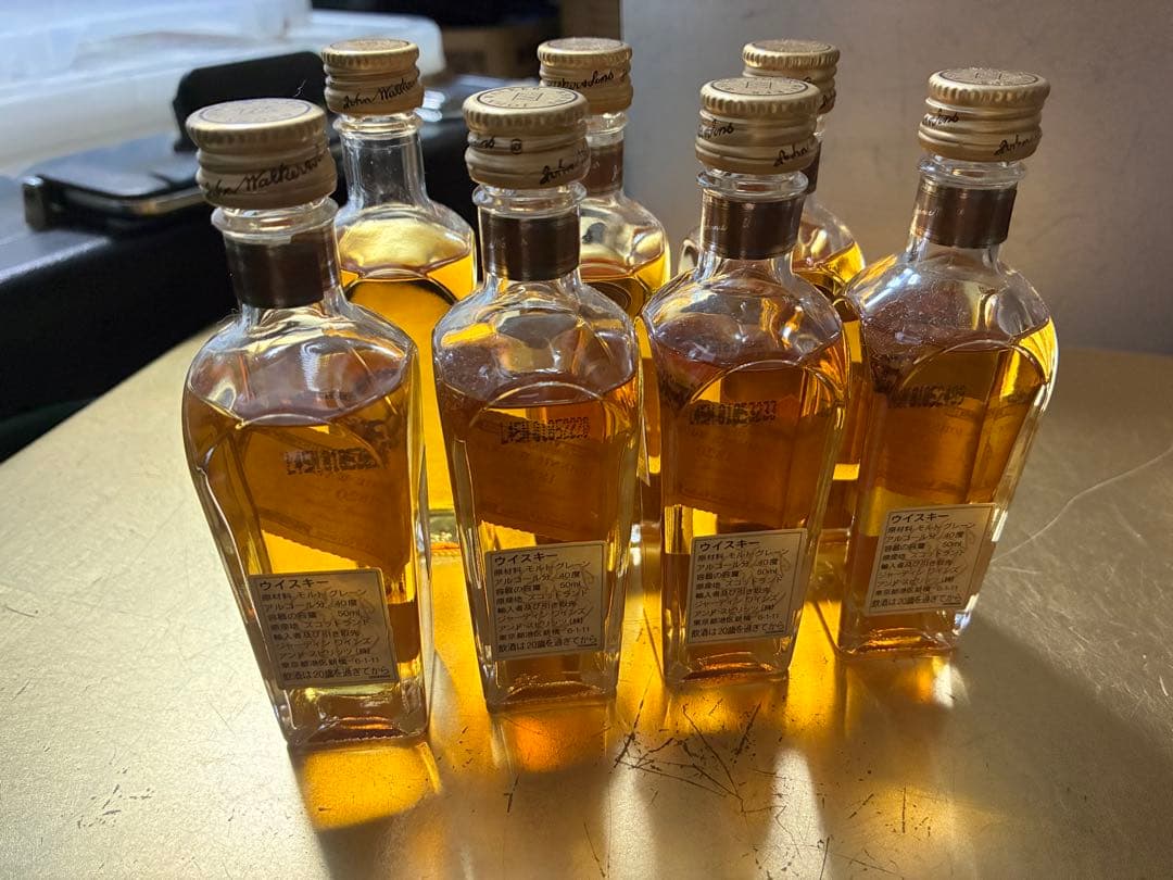 ジョニーウォーカー 1820 40度 50mlミニチュア7本セット
