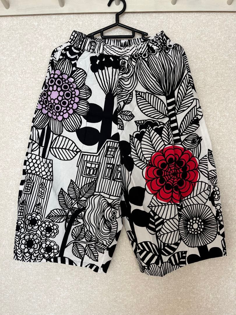 JUNYA WATANABE ×マリメッコ　花柄ガウチョパンツ