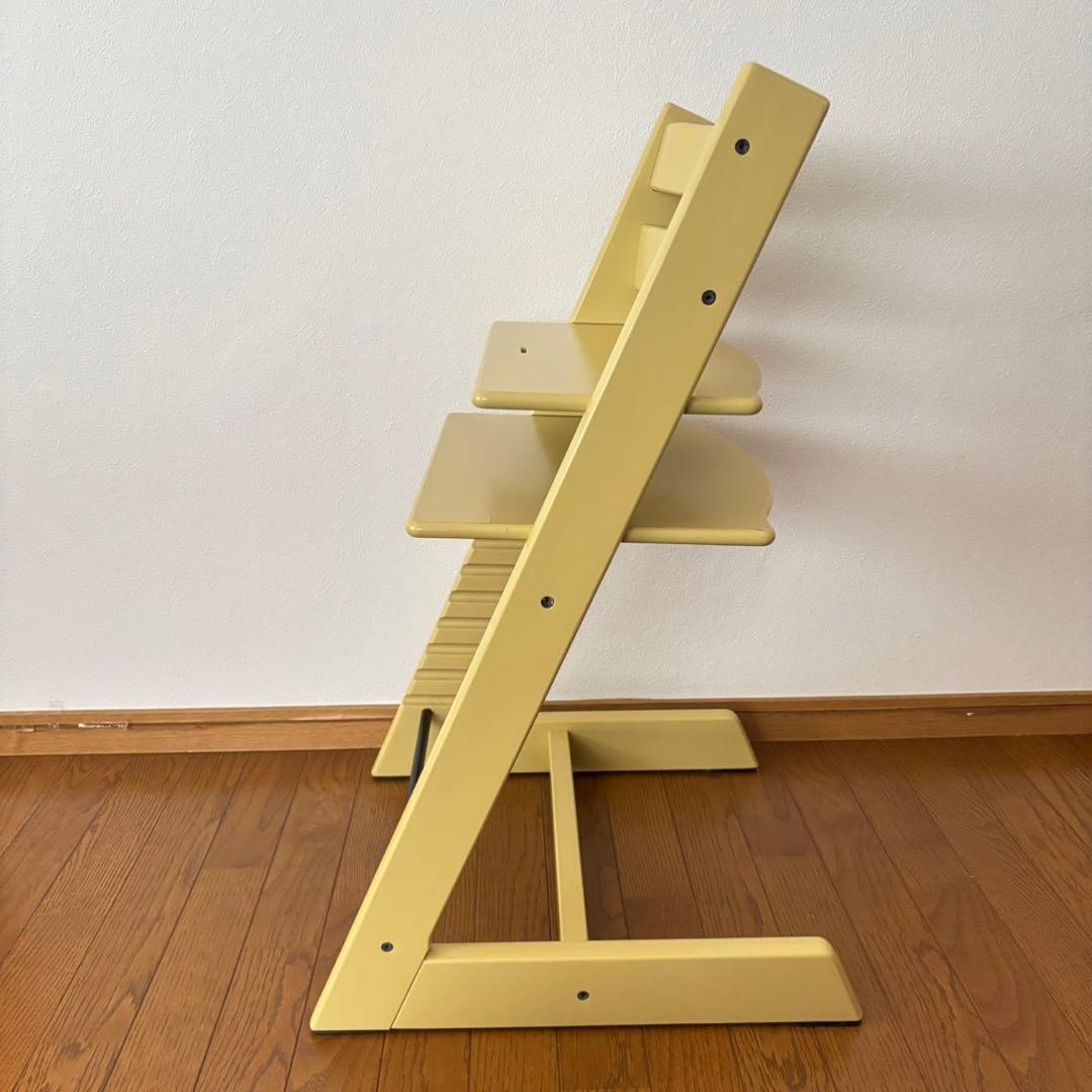 美品＊ストッケ　トリップ トラップ　ベビーチェア+ベビーセット　ウィートイエロー