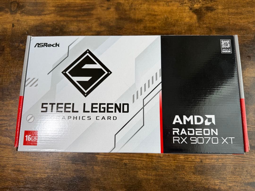 グラフィックボード・グラボ・ビデオカード ASRock Radeon RX 9070 XT STEEL LEGEND