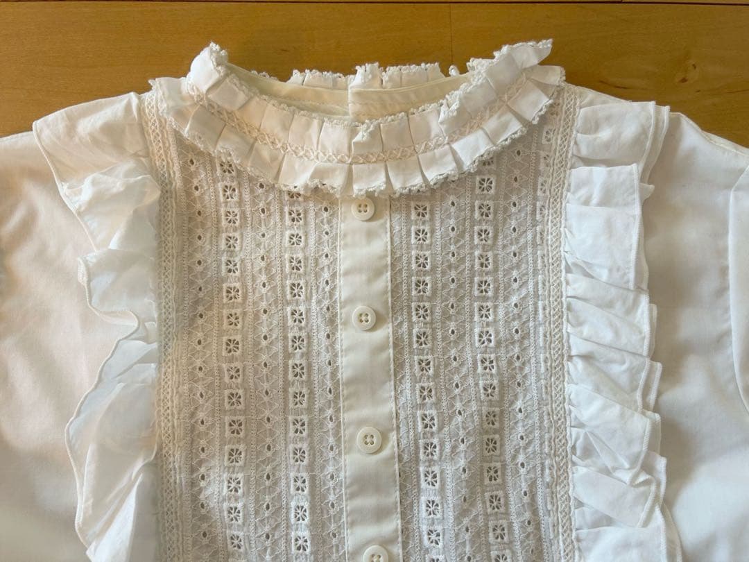 BEAMS BOY トリト フリルブラウス