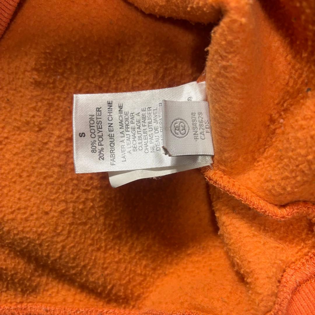 STUSSY 両面ロゴ S ラグナビーチ 00S復刻ロゴ スウェット オレンジ