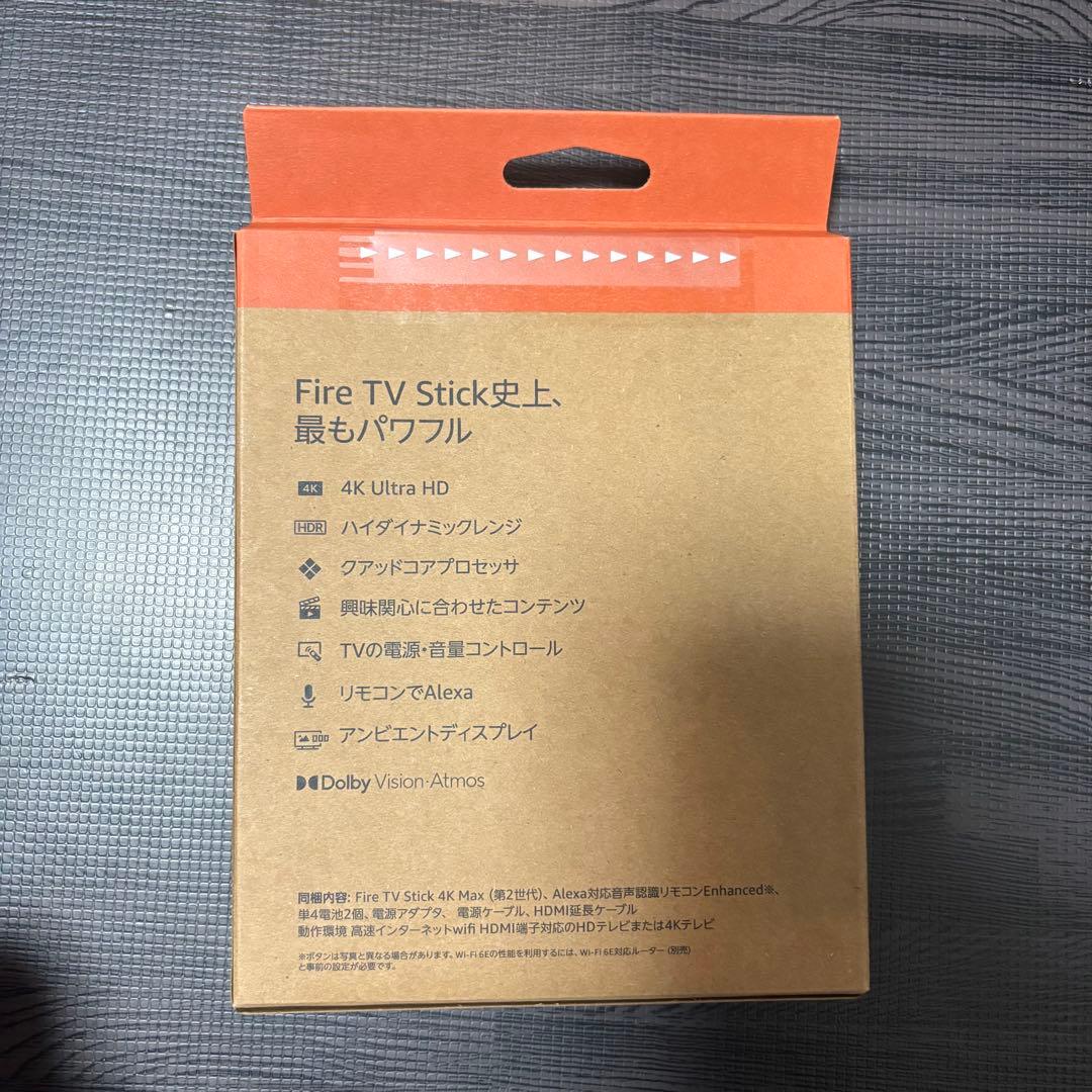 新品未開封 amazon Fire TV Stick 4K MAX