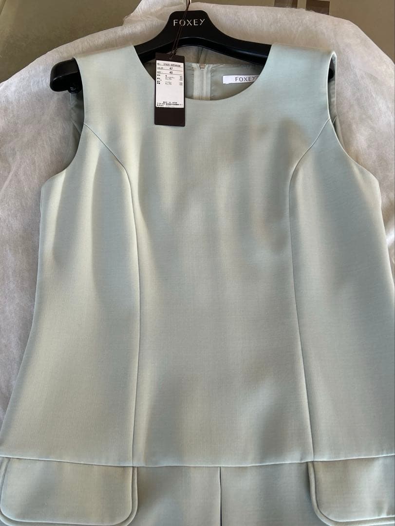 定価118800円　フォクシー　ブティックライン　ワンピース　ミント　40