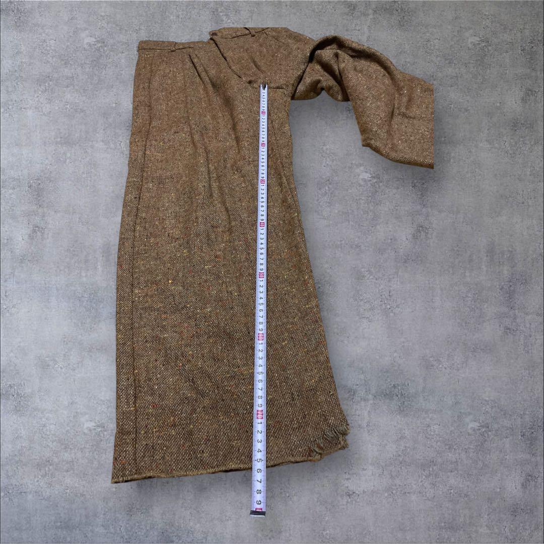 bless ネップ　ワイド　バギースラックス　フレア　archive 古着