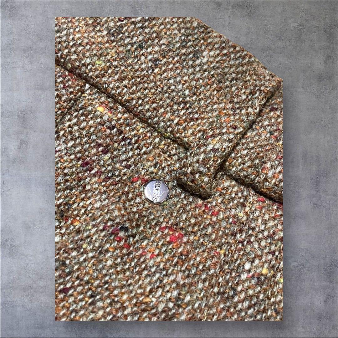 bless ネップ　ワイド　バギースラックス　フレア　archive 古着