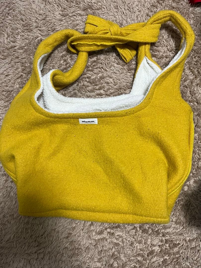 diemm.ウールバッグ　黄色