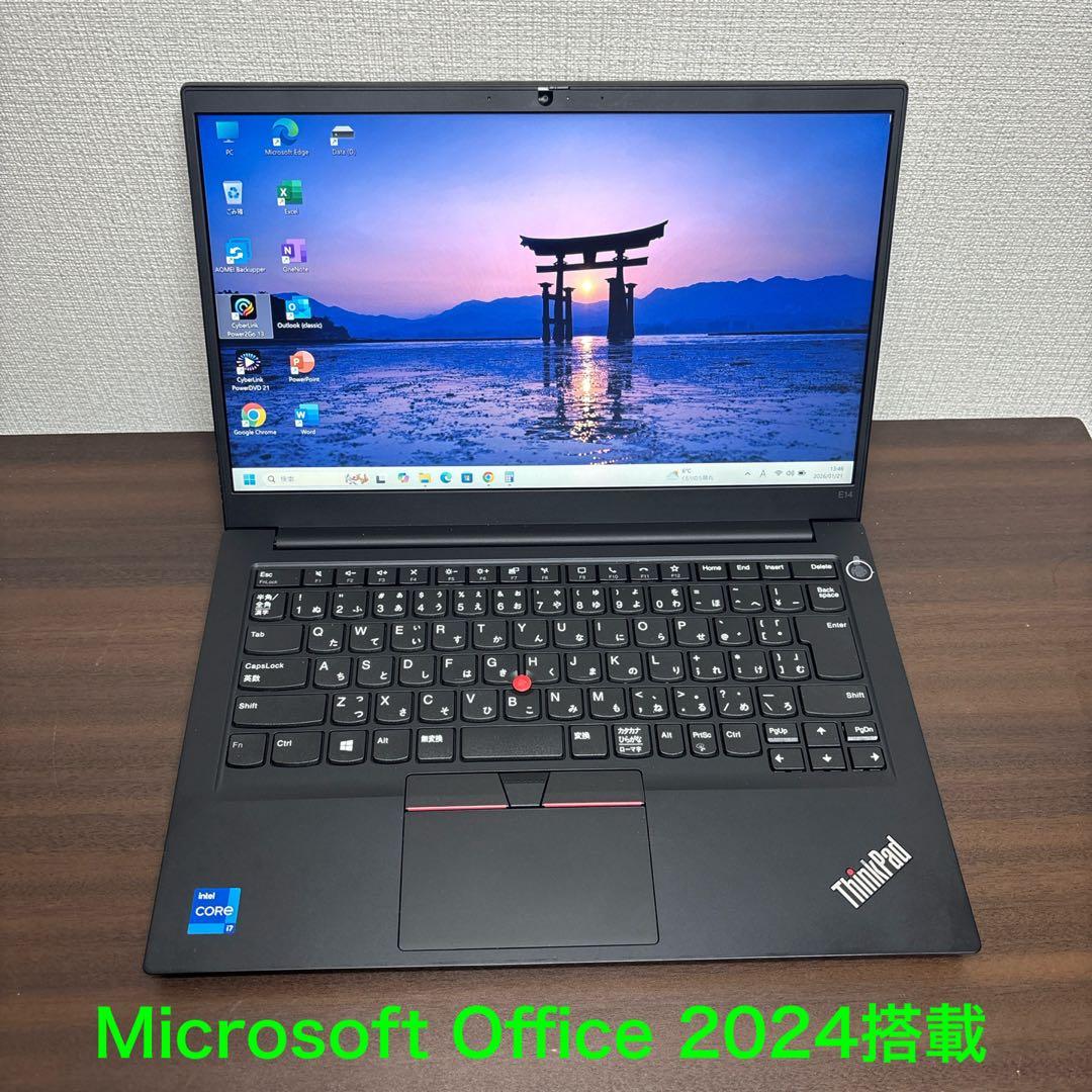 美品×超高性能！11世代Corei7搭載14インチThinkPad E14！
