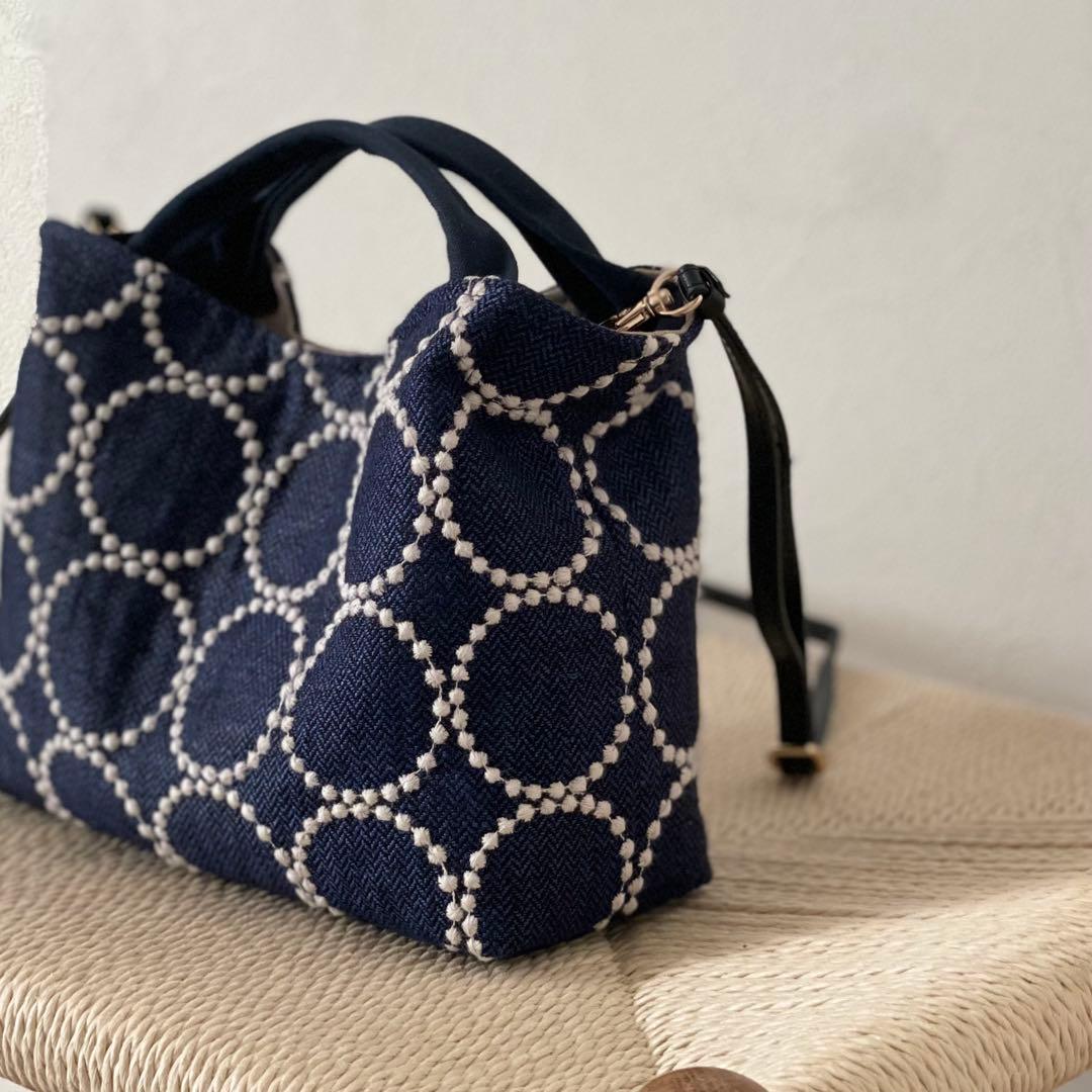 ⚮̈ミナペルホネン　tambourine ヌッピバッグＳ