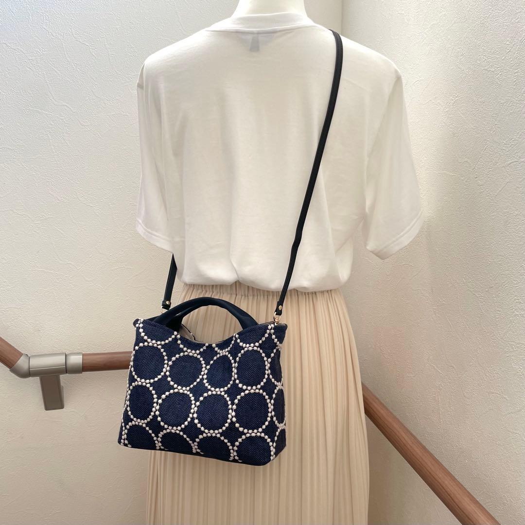 ⚮̈ミナペルホネン　tambourine ヌッピバッグＳ